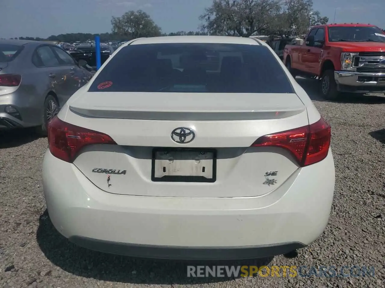 6 Photograph of a damaged car 5YFBURHE5KP921284 TOYOTA COROLLA 2019