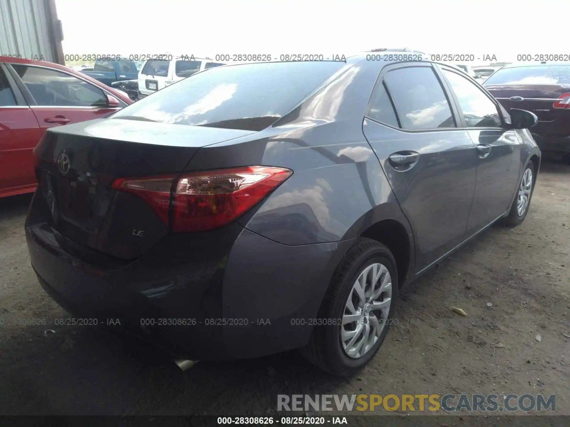 4 Photograph of a damaged car 5YFBURHE5KP922872 TOYOTA COROLLA 2019