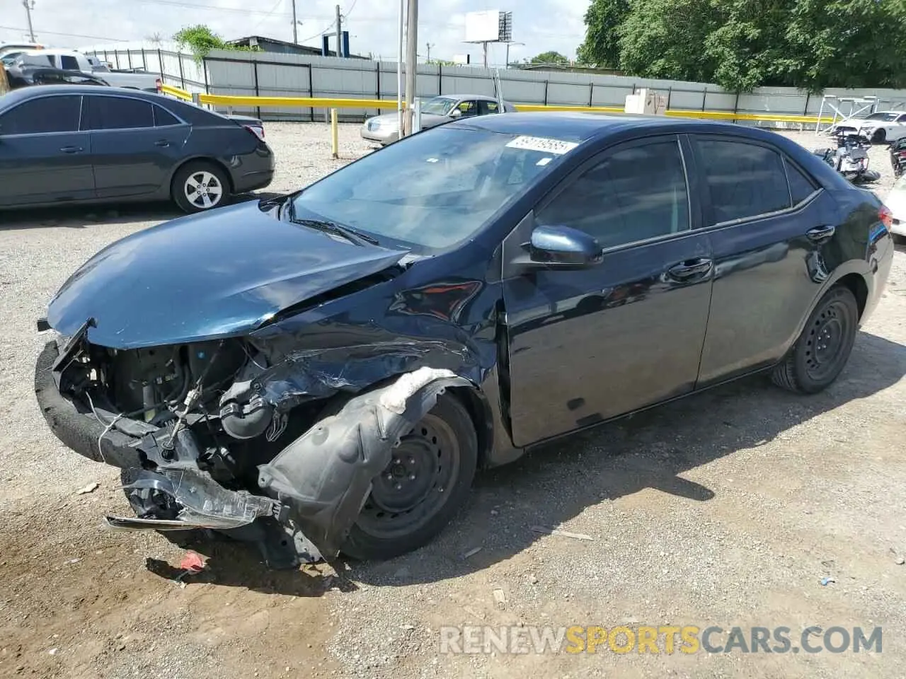 1 Photograph of a damaged car 5YFBURHE5KP926453 TOYOTA COROLLA 2019