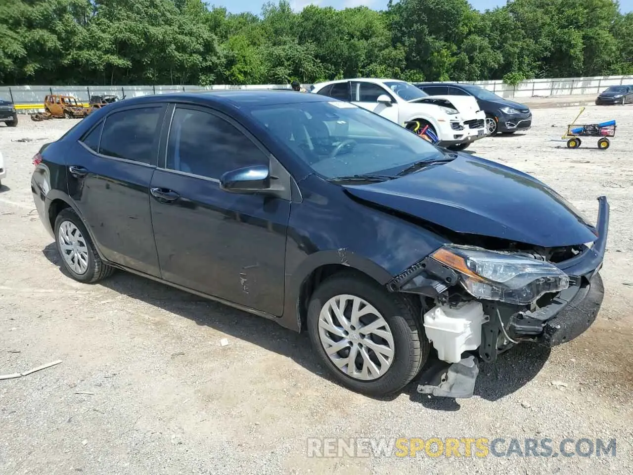 4 Photograph of a damaged car 5YFBURHE5KP926453 TOYOTA COROLLA 2019