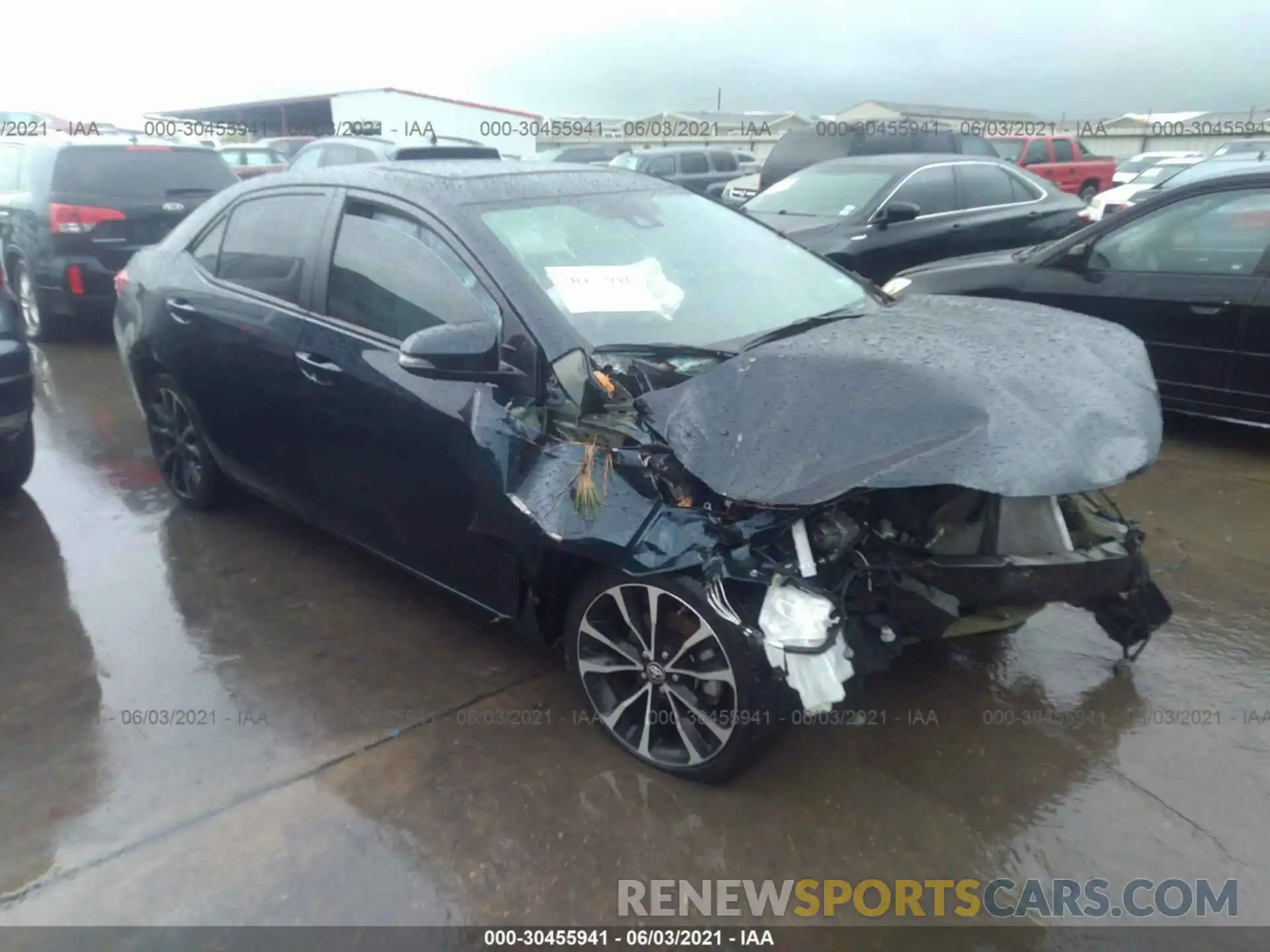 1 Photograph of a damaged car 5YFBURHE5KP926680 TOYOTA COROLLA 2019