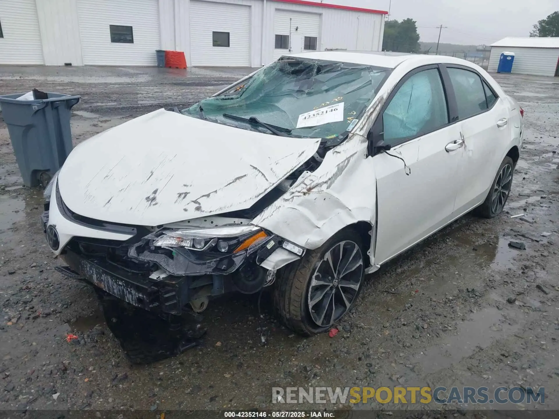 2 Photograph of a damaged car 5YFBURHE5KP927117 TOYOTA COROLLA 2019