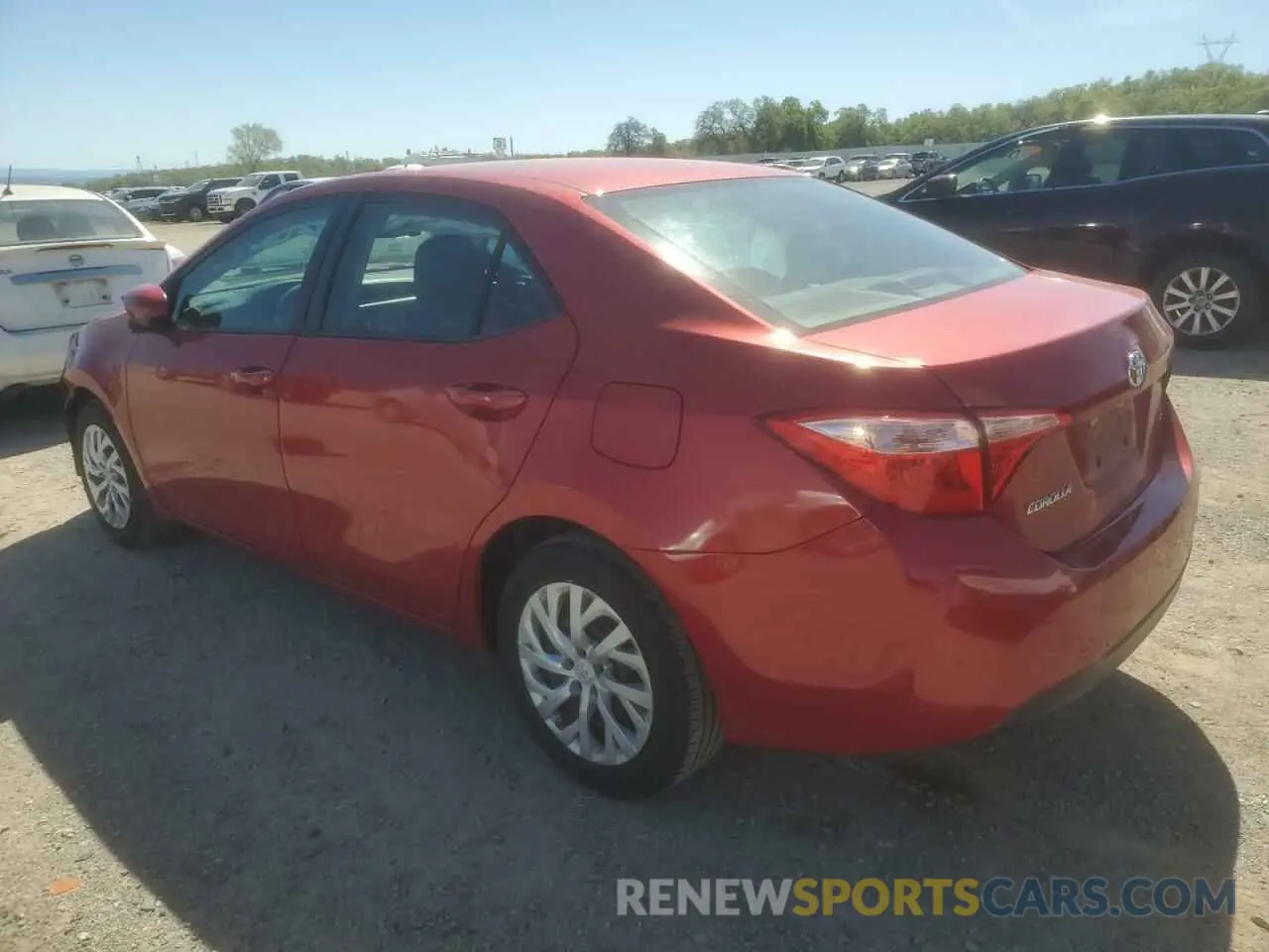 2 Photograph of a damaged car 5YFBURHE5KP927134 TOYOTA COROLLA 2019