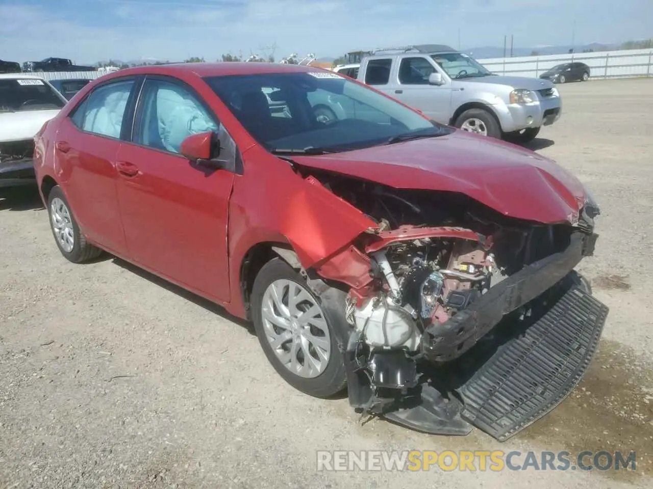 4 Photograph of a damaged car 5YFBURHE5KP927134 TOYOTA COROLLA 2019