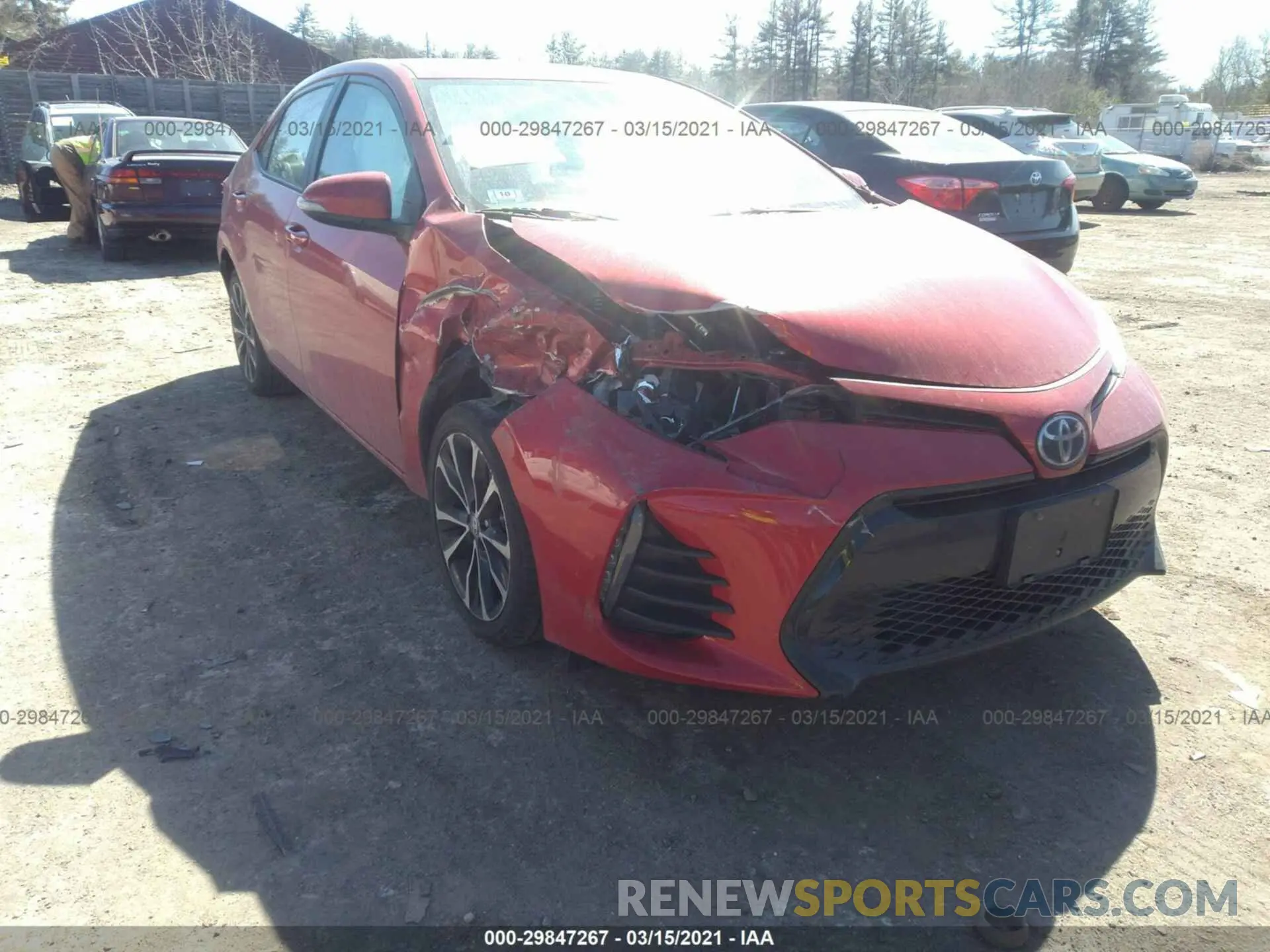 6 Photograph of a damaged car 5YFBURHE5KP928347 TOYOTA COROLLA 2019