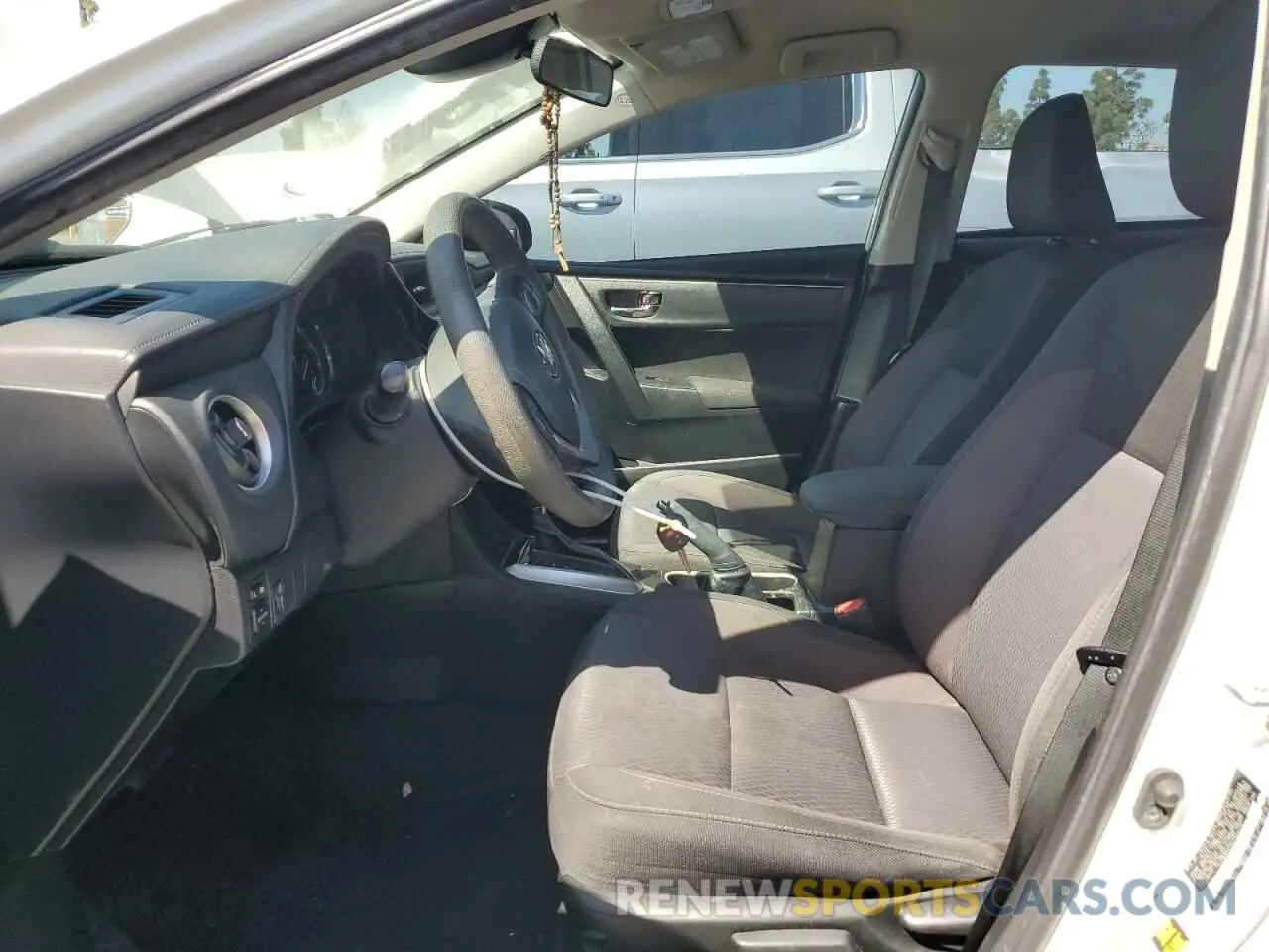 7 Photograph of a damaged car 5YFBURHE5KP928736 TOYOTA COROLLA 2019