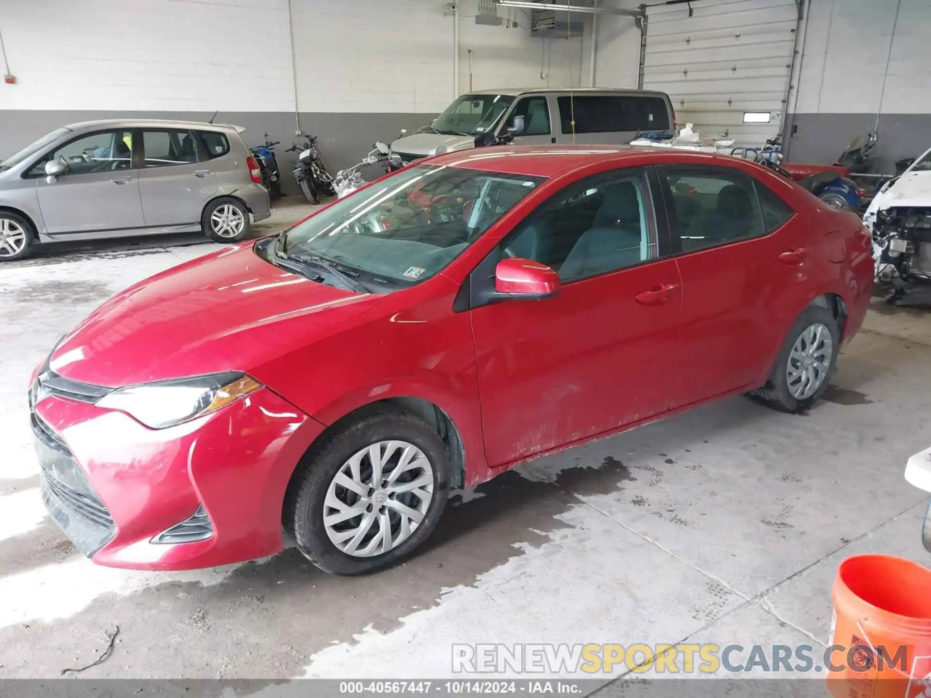 2 Photograph of a damaged car 5YFBURHE5KP929739 TOYOTA COROLLA 2019