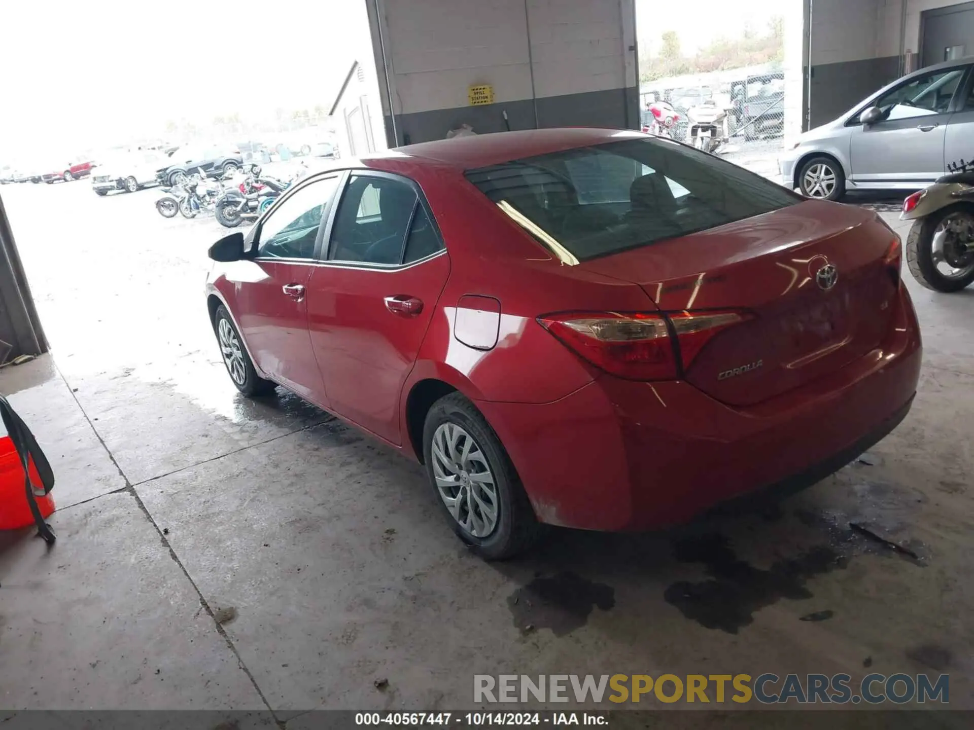 3 Photograph of a damaged car 5YFBURHE5KP929739 TOYOTA COROLLA 2019