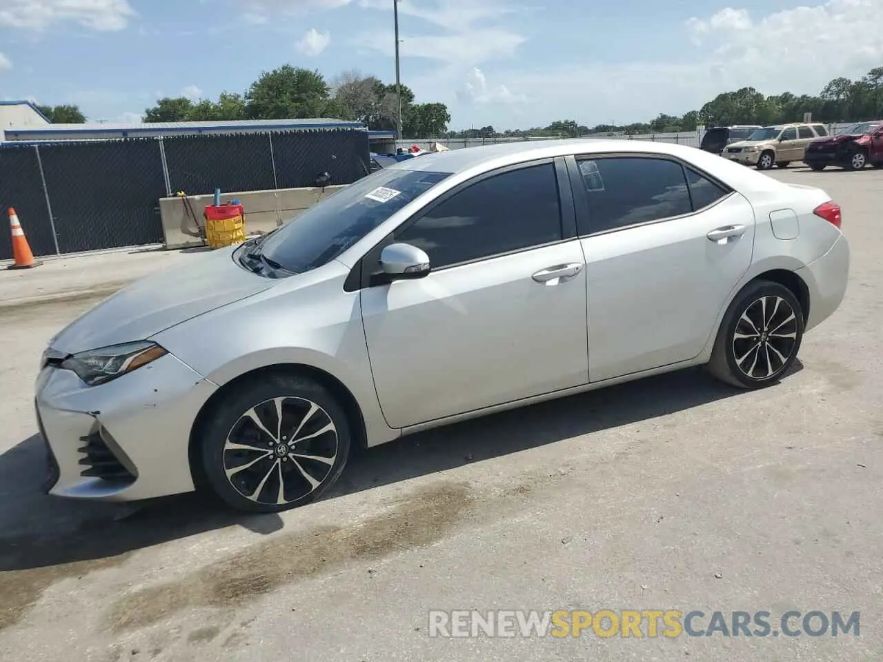 1 Photograph of a damaged car 5YFBURHE5KP929854 TOYOTA COROLLA 2019