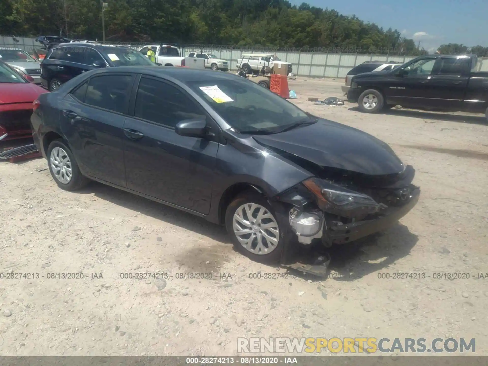 1 Photograph of a damaged car 5YFBURHE5KP930017 TOYOTA COROLLA 2019