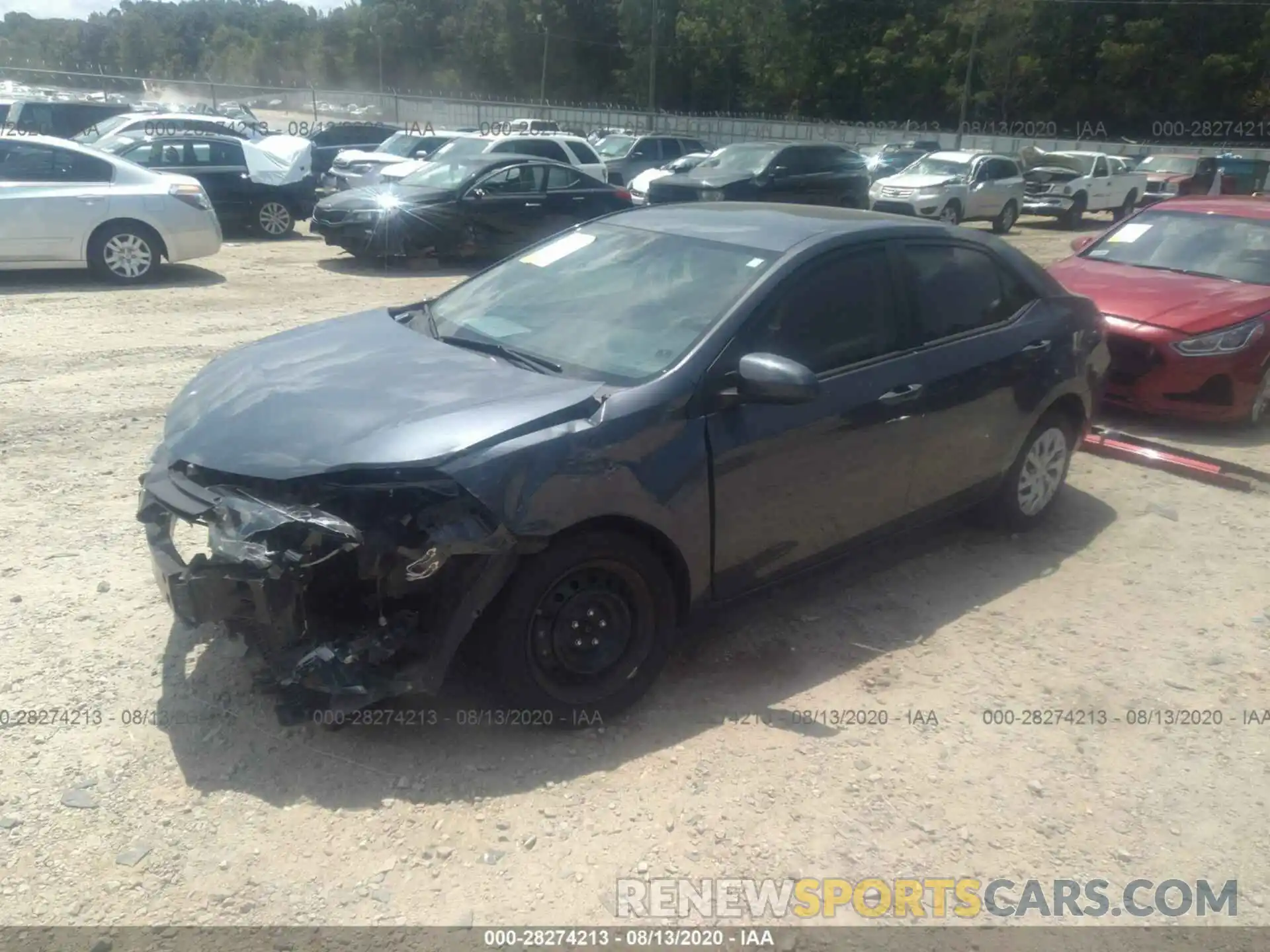 2 Photograph of a damaged car 5YFBURHE5KP930017 TOYOTA COROLLA 2019