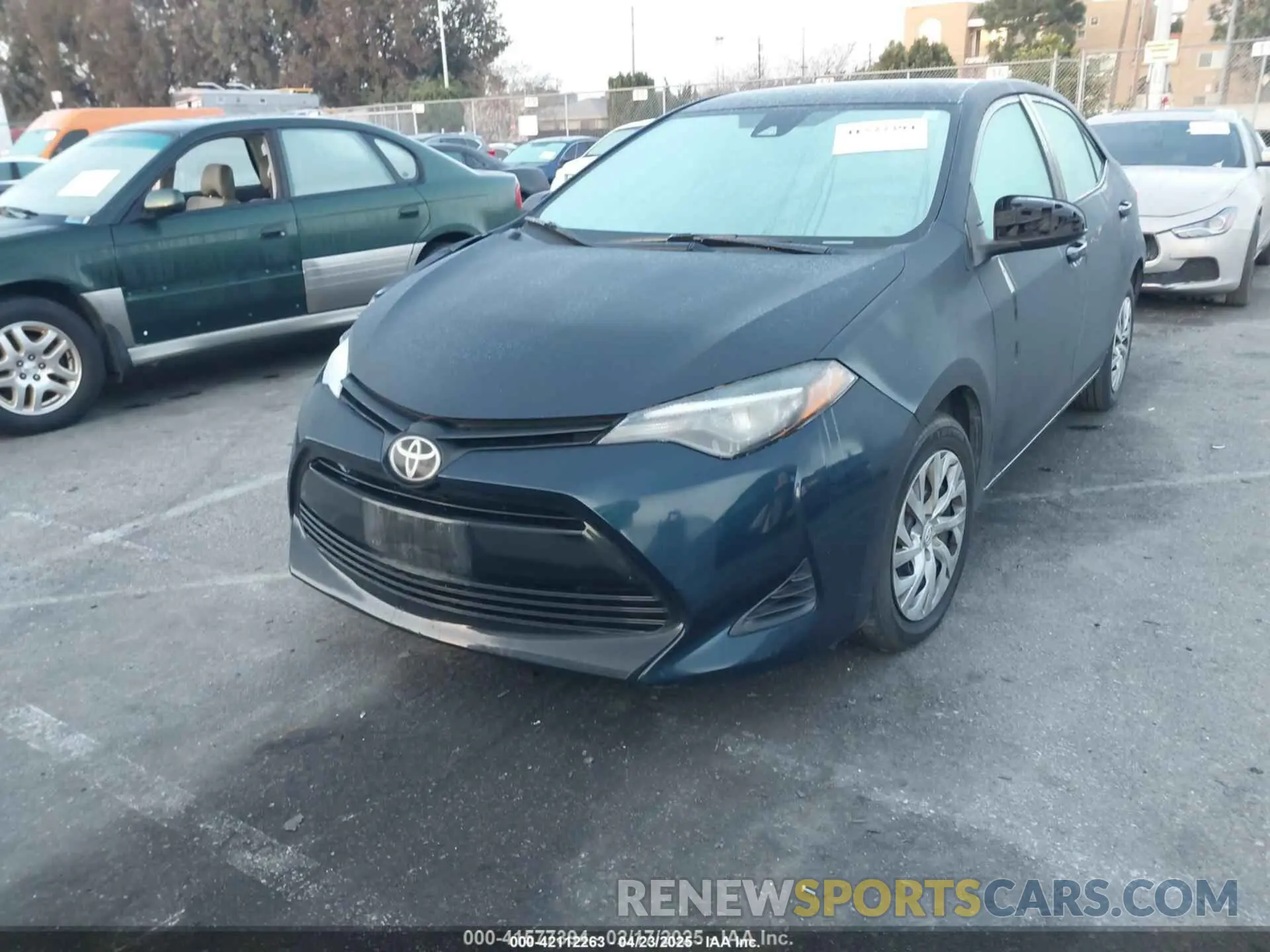 2 Photograph of a damaged car 5YFBURHE5KP931281 TOYOTA COROLLA 2019