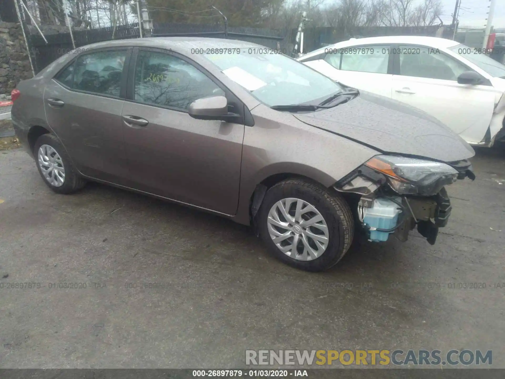 1 Photograph of a damaged car 5YFBURHE5KP931345 TOYOTA COROLLA 2019