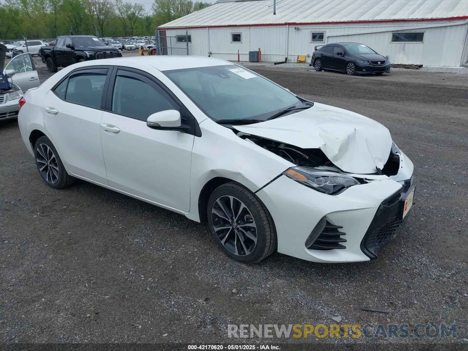 1 Photograph of a damaged car 5YFBURHE5KP932690 TOYOTA COROLLA 2019