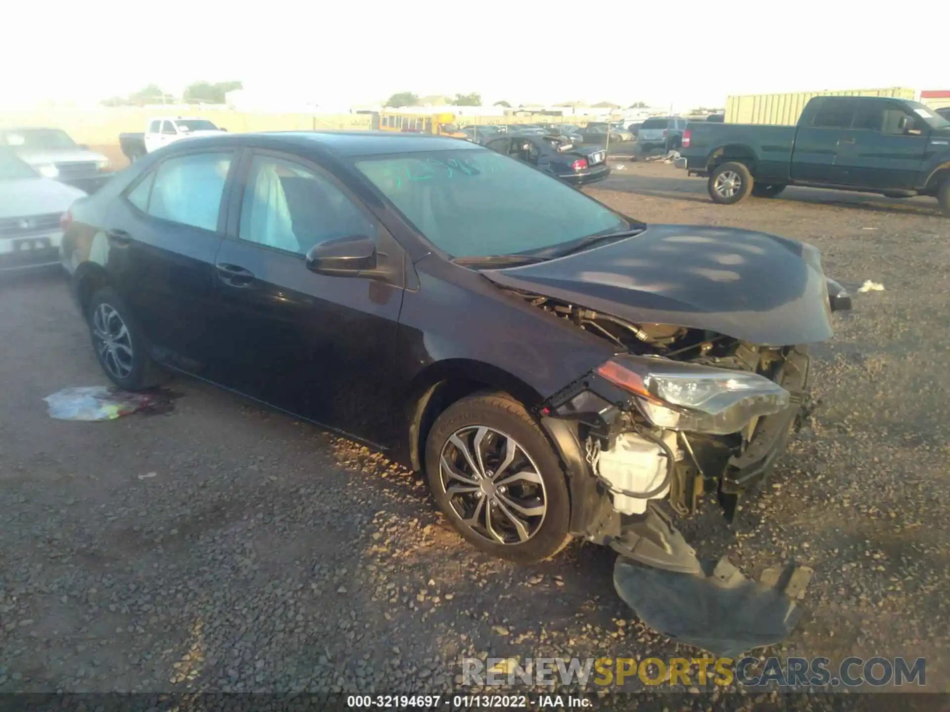 1 Photograph of a damaged car 5YFBURHE5KP933435 TOYOTA COROLLA 2019