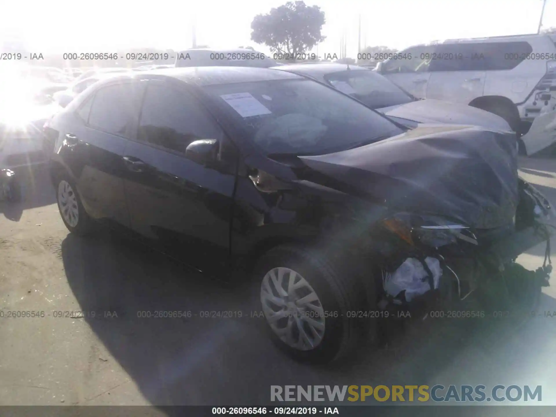 1 Photograph of a damaged car 5YFBURHE5KP934231 TOYOTA COROLLA 2019