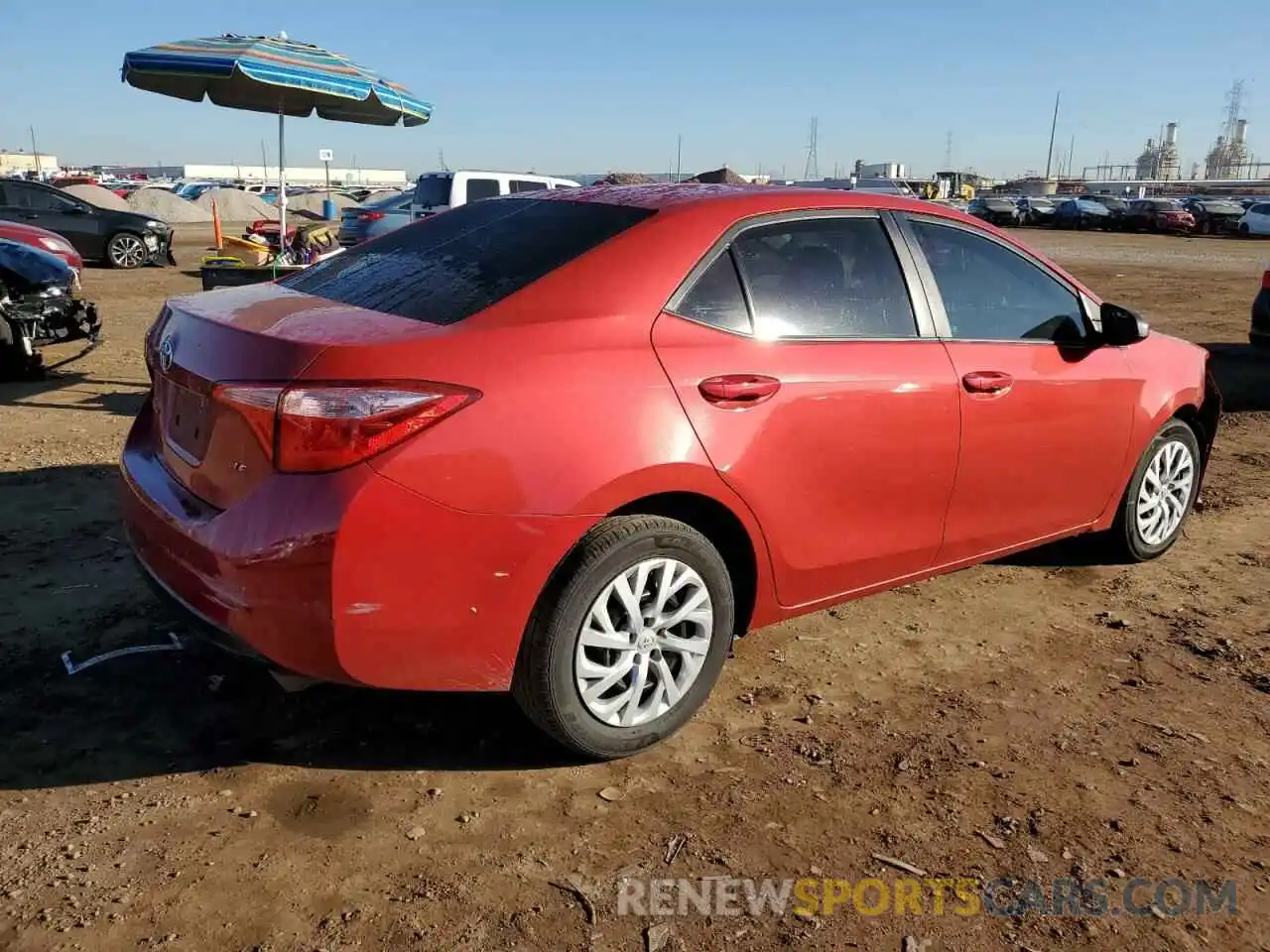 3 Photograph of a damaged car 5YFBURHE5KP934441 TOYOTA COROLLA 2019