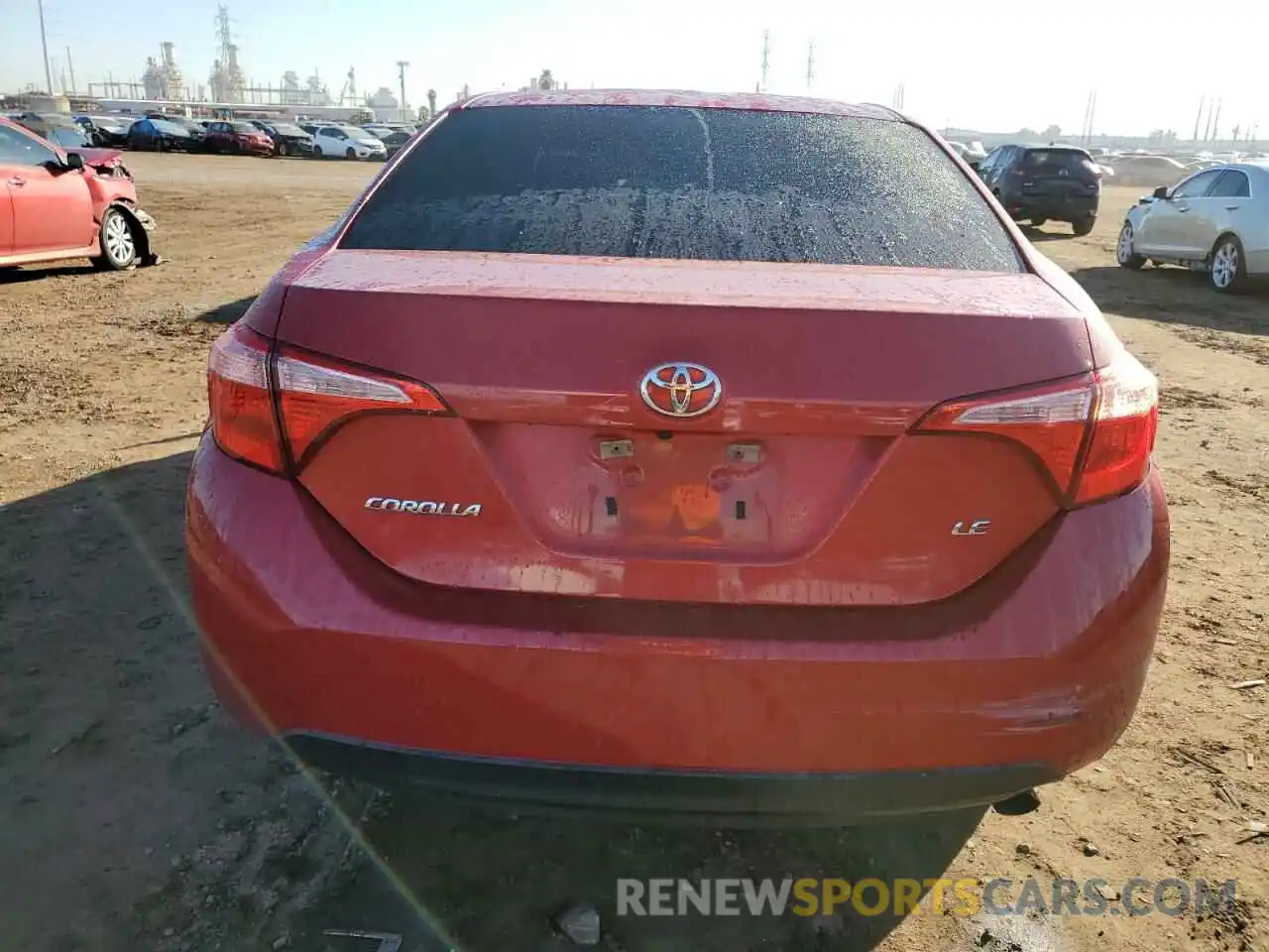 6 Photograph of a damaged car 5YFBURHE5KP934441 TOYOTA COROLLA 2019