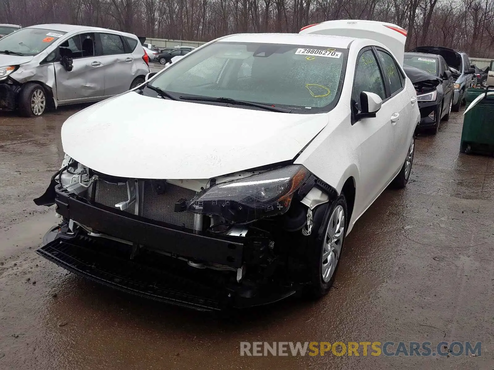 2 Photograph of a damaged car 5YFBURHE5KP936531 TOYOTA COROLLA 2019