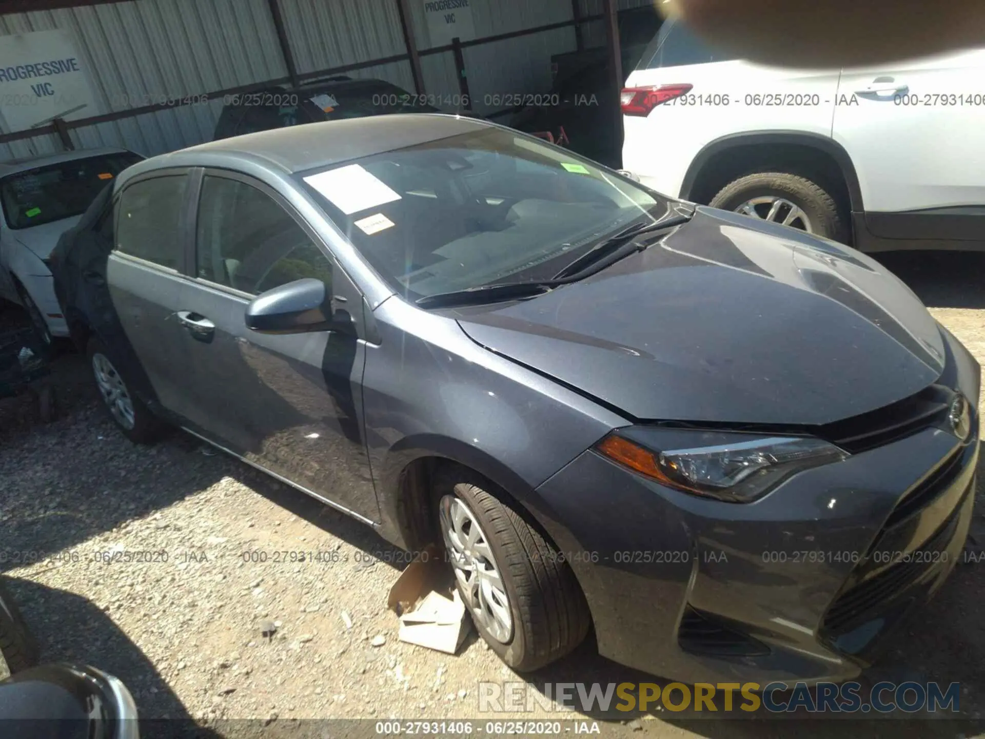 1 Photograph of a damaged car 5YFBURHE5KP939218 TOYOTA COROLLA 2019
