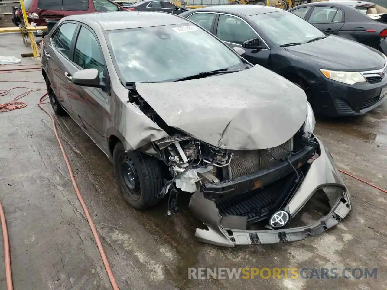 1 Photograph of a damaged car 5YFBURHE5KP939901 TOYOTA COROLLA 2019