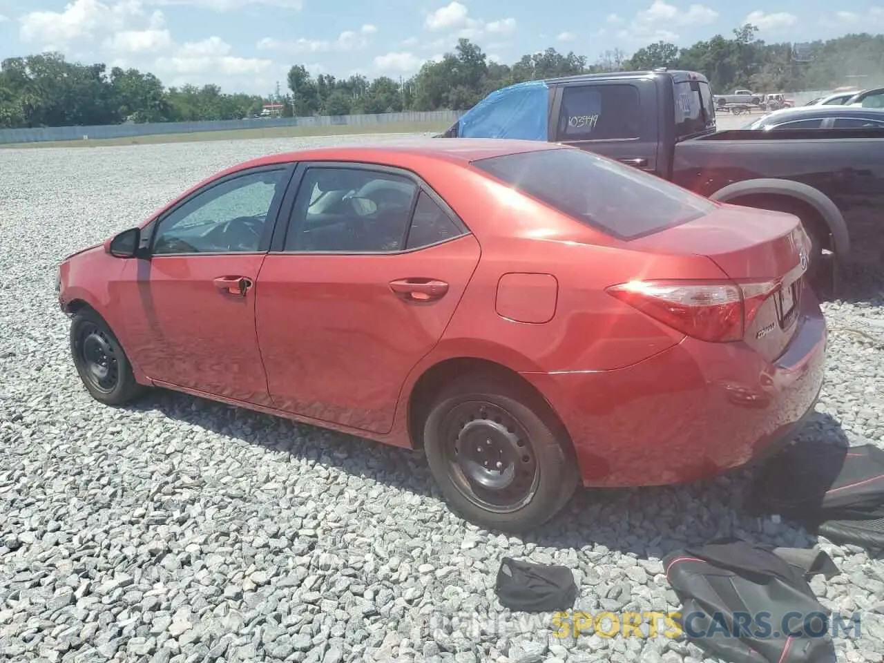 2 Photograph of a damaged car 5YFBURHE5KP940644 TOYOTA COROLLA 2019