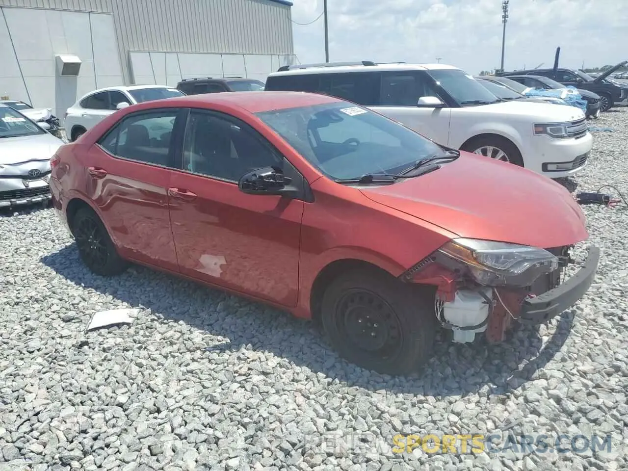 4 Photograph of a damaged car 5YFBURHE5KP940644 TOYOTA COROLLA 2019