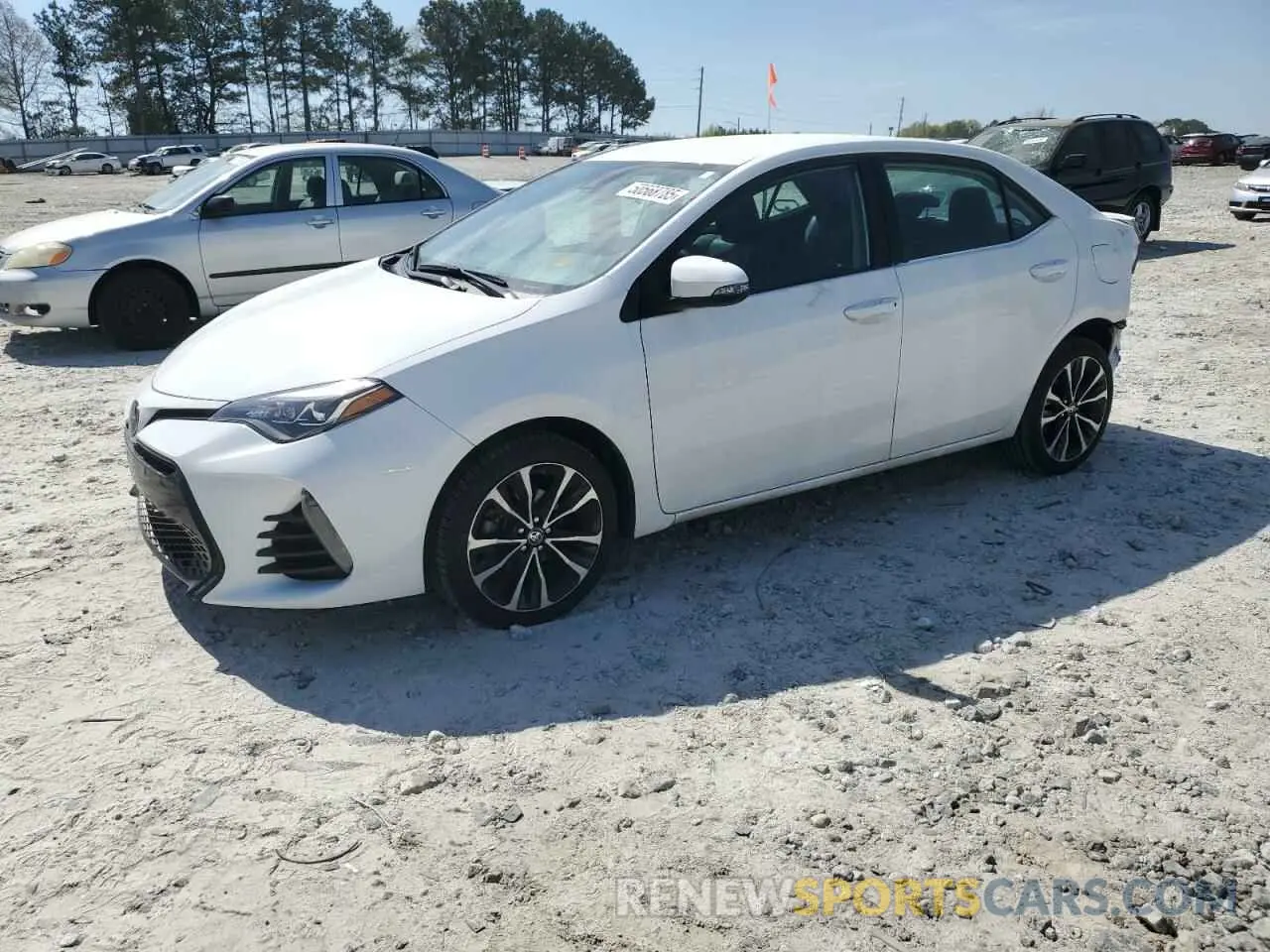 1 Photograph of a damaged car 5YFBURHE5KP943480 TOYOTA COROLLA 2019