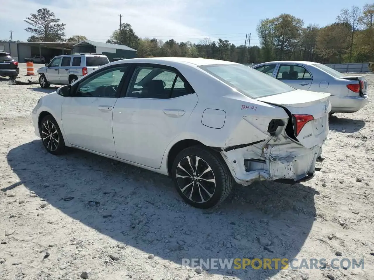 2 Photograph of a damaged car 5YFBURHE5KP943480 TOYOTA COROLLA 2019