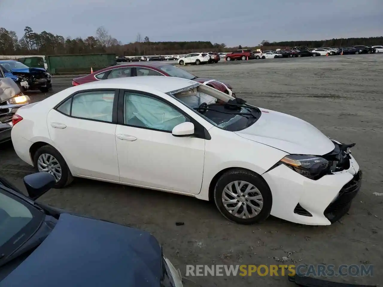 4 Photograph of a damaged car 5YFBURHE5KP943625 TOYOTA COROLLA 2019