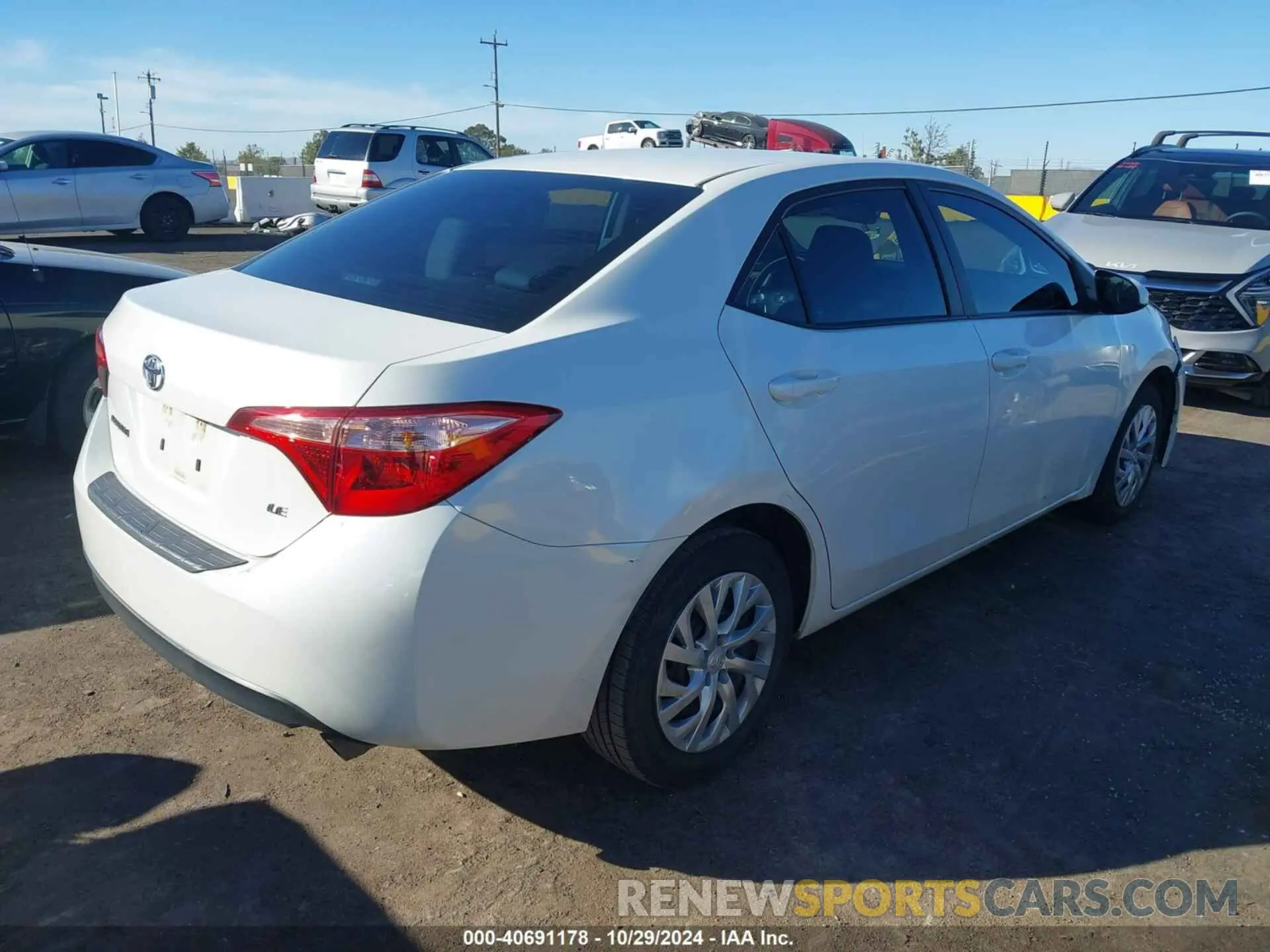 4 Photograph of a damaged car 5YFBURHE5KP946167 TOYOTA COROLLA 2019
