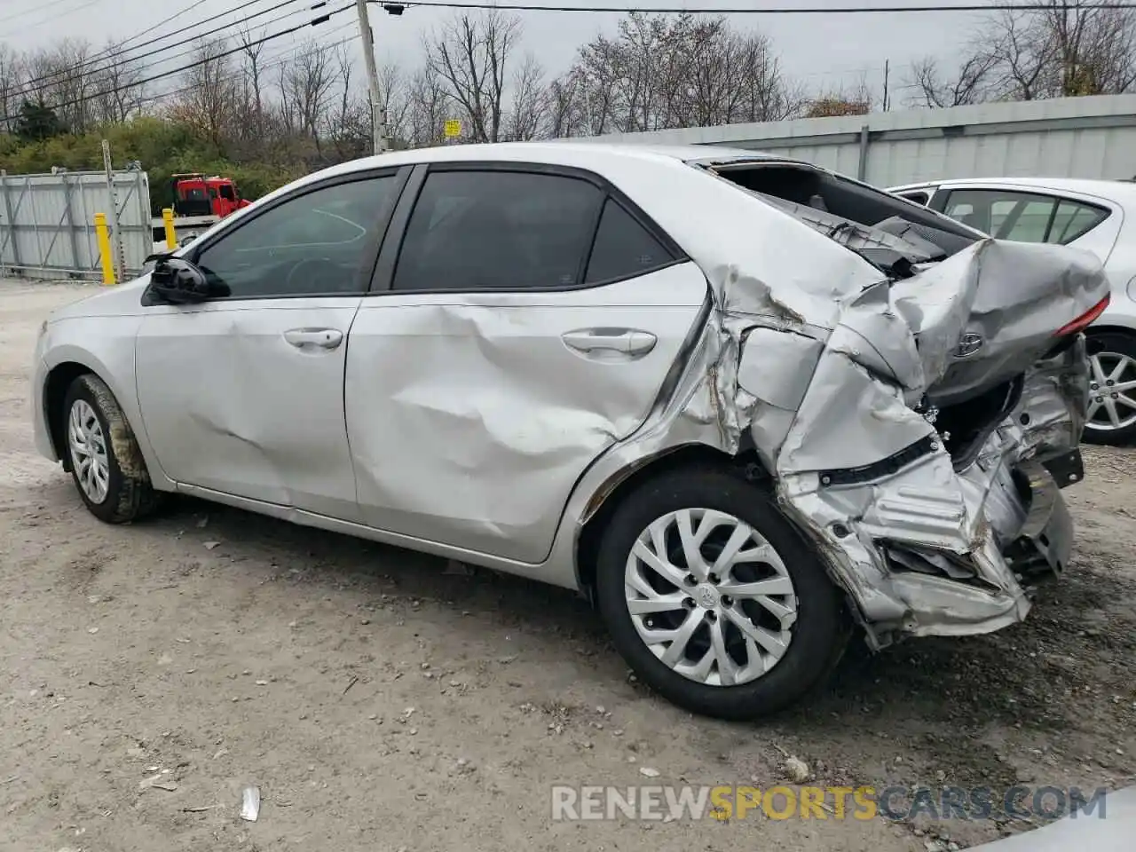 2 Photograph of a damaged car 5YFBURHE5KP947142 TOYOTA COROLLA 2019