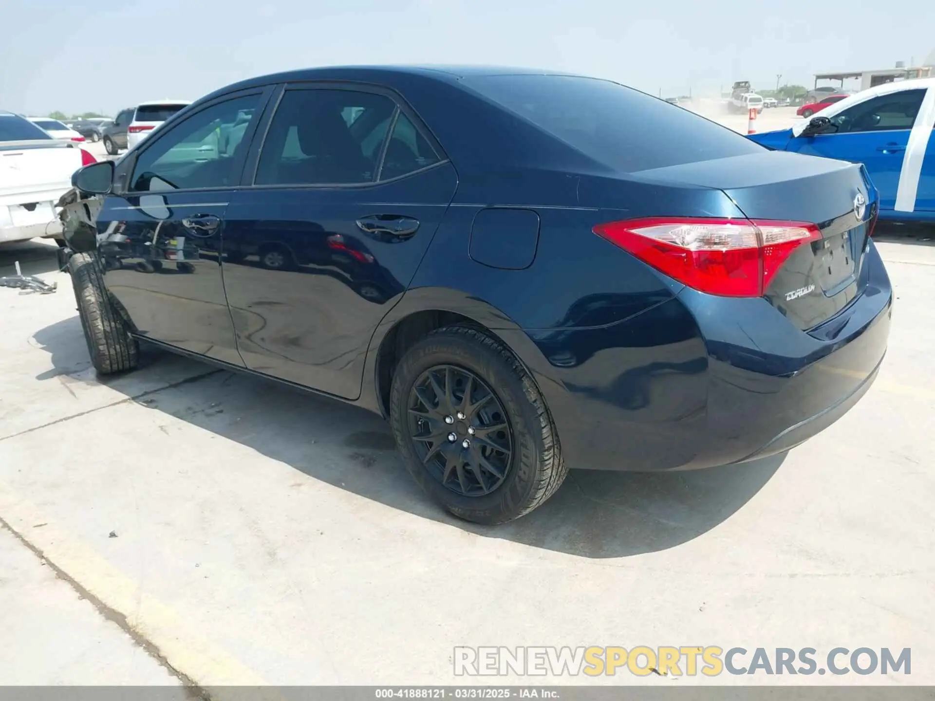 3 Photograph of a damaged car 5YFBURHE5KP947948 TOYOTA COROLLA 2019