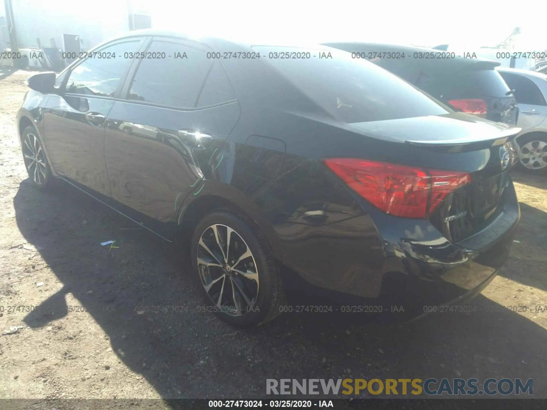 3 Photograph of a damaged car 5YFBURHE5KP948792 TOYOTA COROLLA 2019