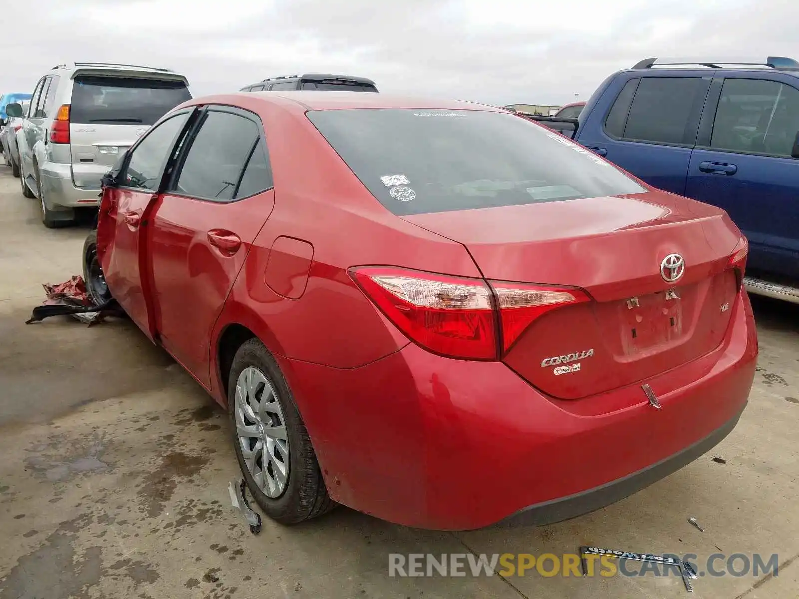 3 Photograph of a damaged car 5YFBURHE5KP949862 TOYOTA COROLLA 2019