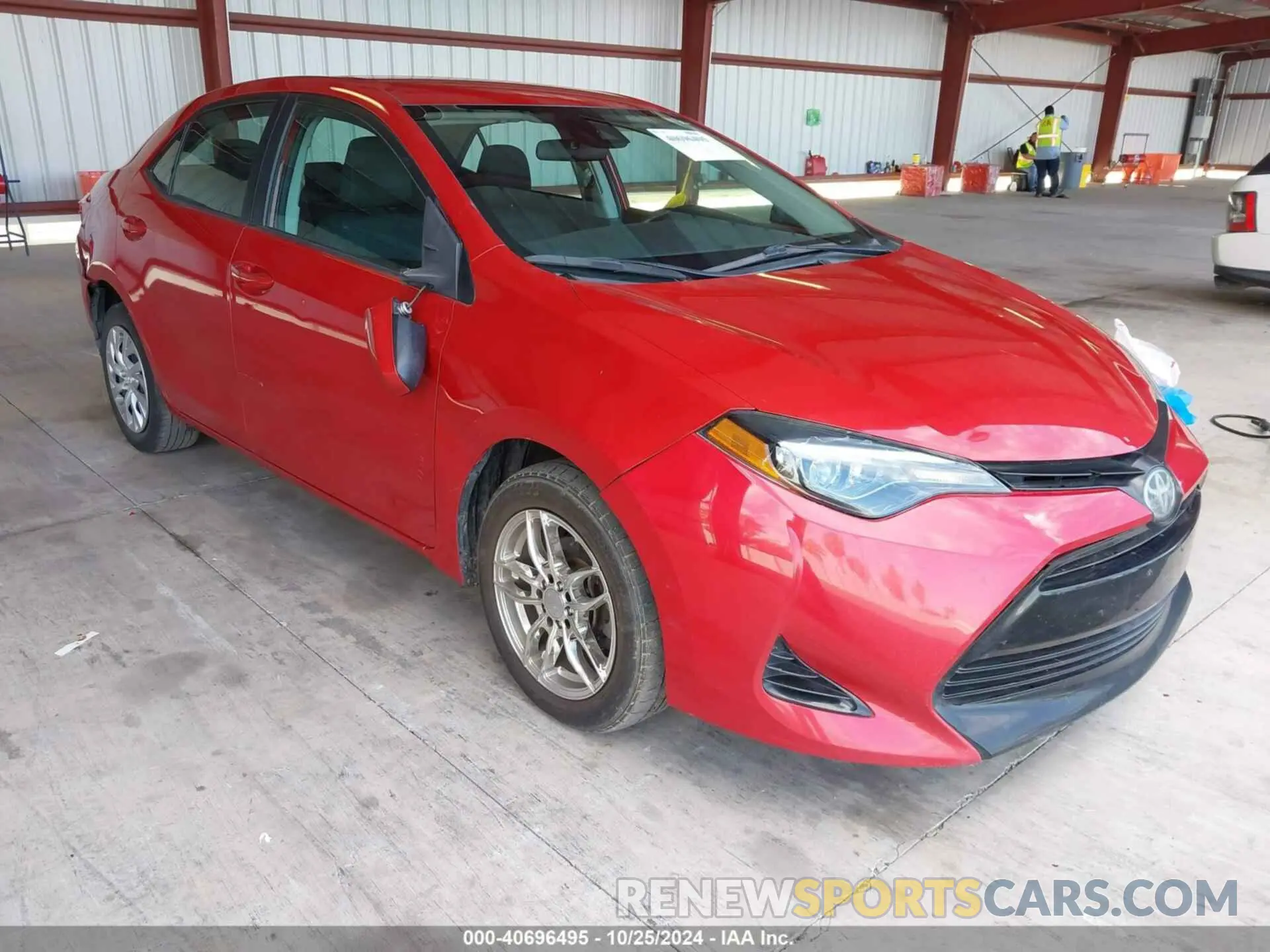 1 Photograph of a damaged car 5YFBURHE6KP856641 TOYOTA COROLLA 2019