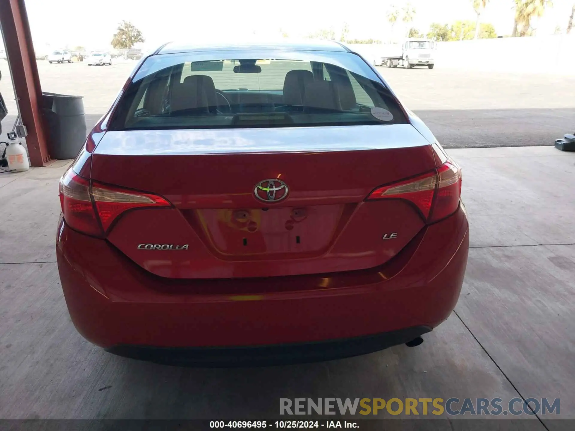 16 Photograph of a damaged car 5YFBURHE6KP856641 TOYOTA COROLLA 2019