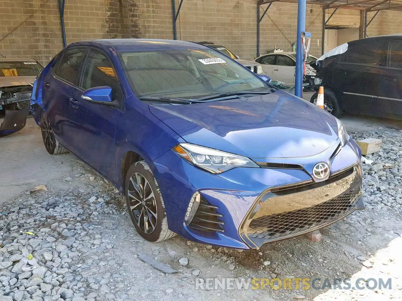 1 Photograph of a damaged car 5YFBURHE6KP857935 TOYOTA COROLLA 2019