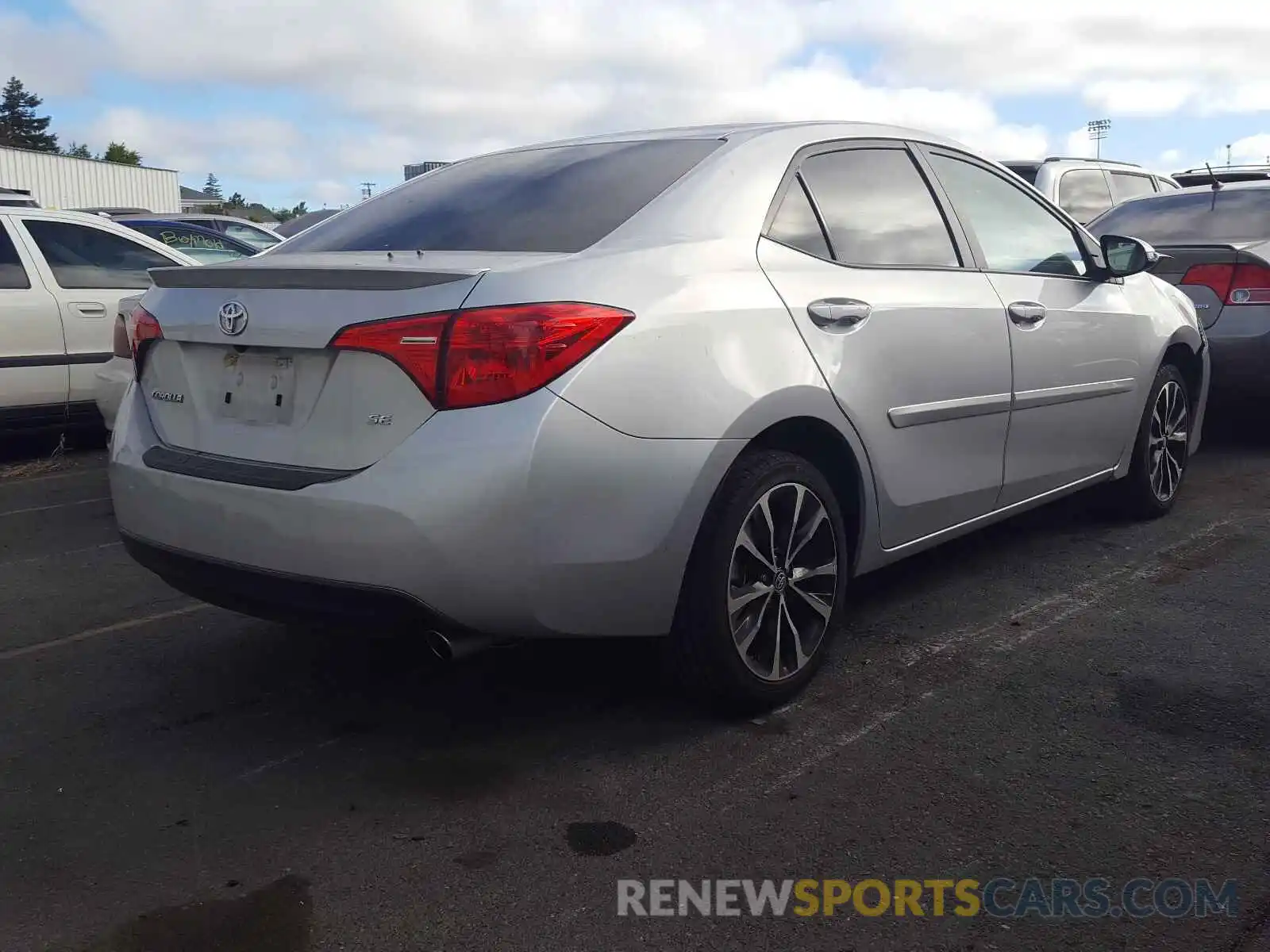 4 Photograph of a damaged car 5YFBURHE6KP860043 TOYOTA COROLLA 2019