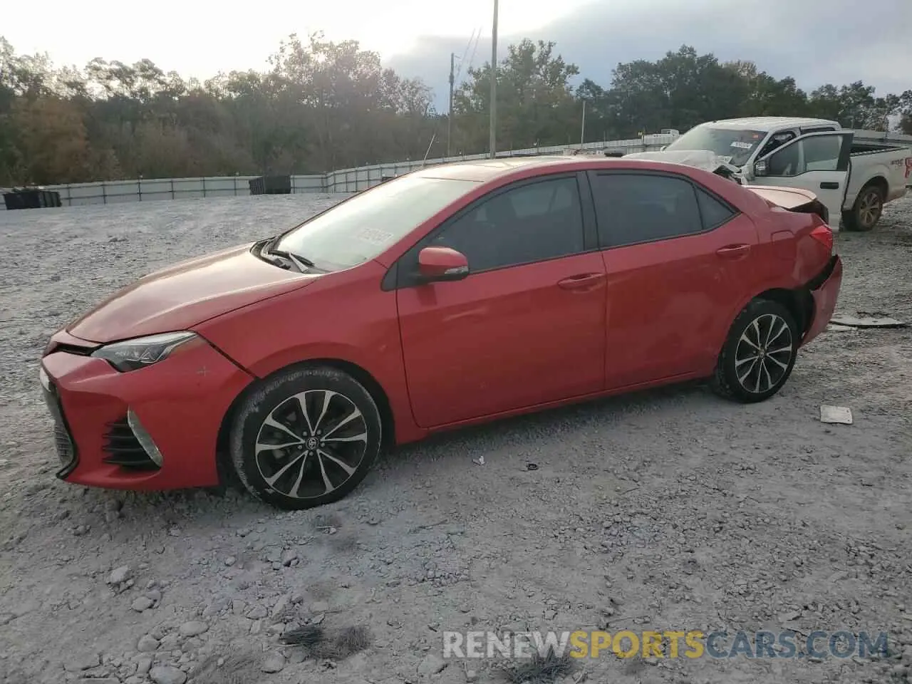 1 Photograph of a damaged car 5YFBURHE6KP860057 TOYOTA COROLLA 2019
