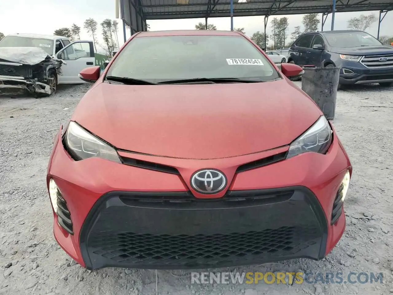 5 Photograph of a damaged car 5YFBURHE6KP860057 TOYOTA COROLLA 2019