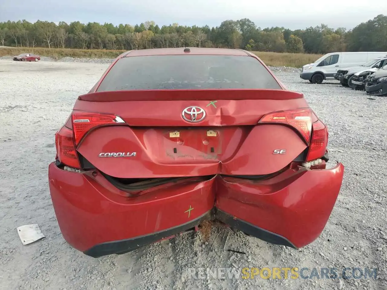 6 Photograph of a damaged car 5YFBURHE6KP860057 TOYOTA COROLLA 2019