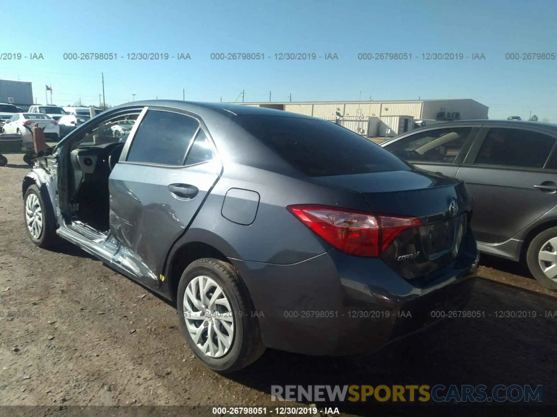 3 Photograph of a damaged car 5YFBURHE6KP860074 TOYOTA COROLLA 2019