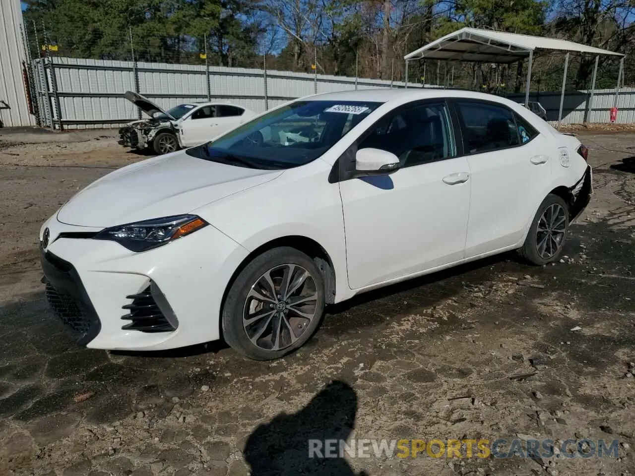 1 Photograph of a damaged car 5YFBURHE6KP860897 TOYOTA COROLLA 2019