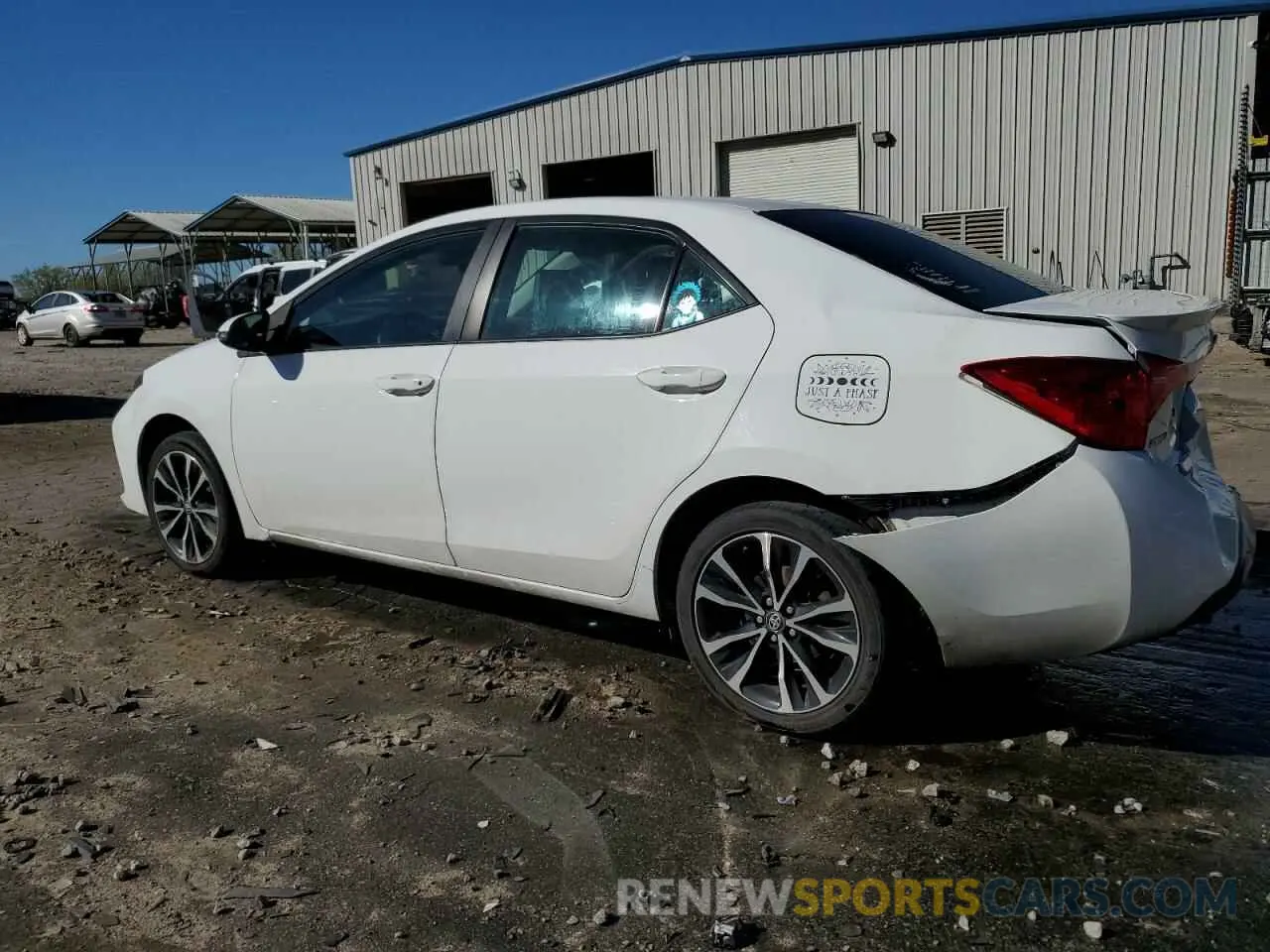 2 Photograph of a damaged car 5YFBURHE6KP860897 TOYOTA COROLLA 2019