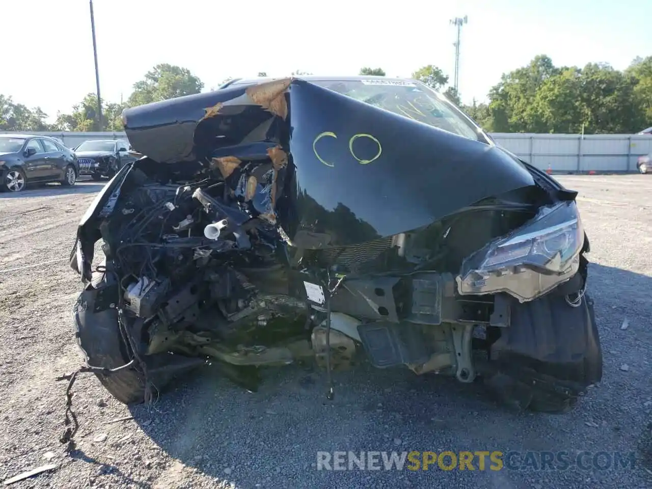 7 Photograph of a damaged car 5YFBURHE6KP862200 TOYOTA COROLLA 2019