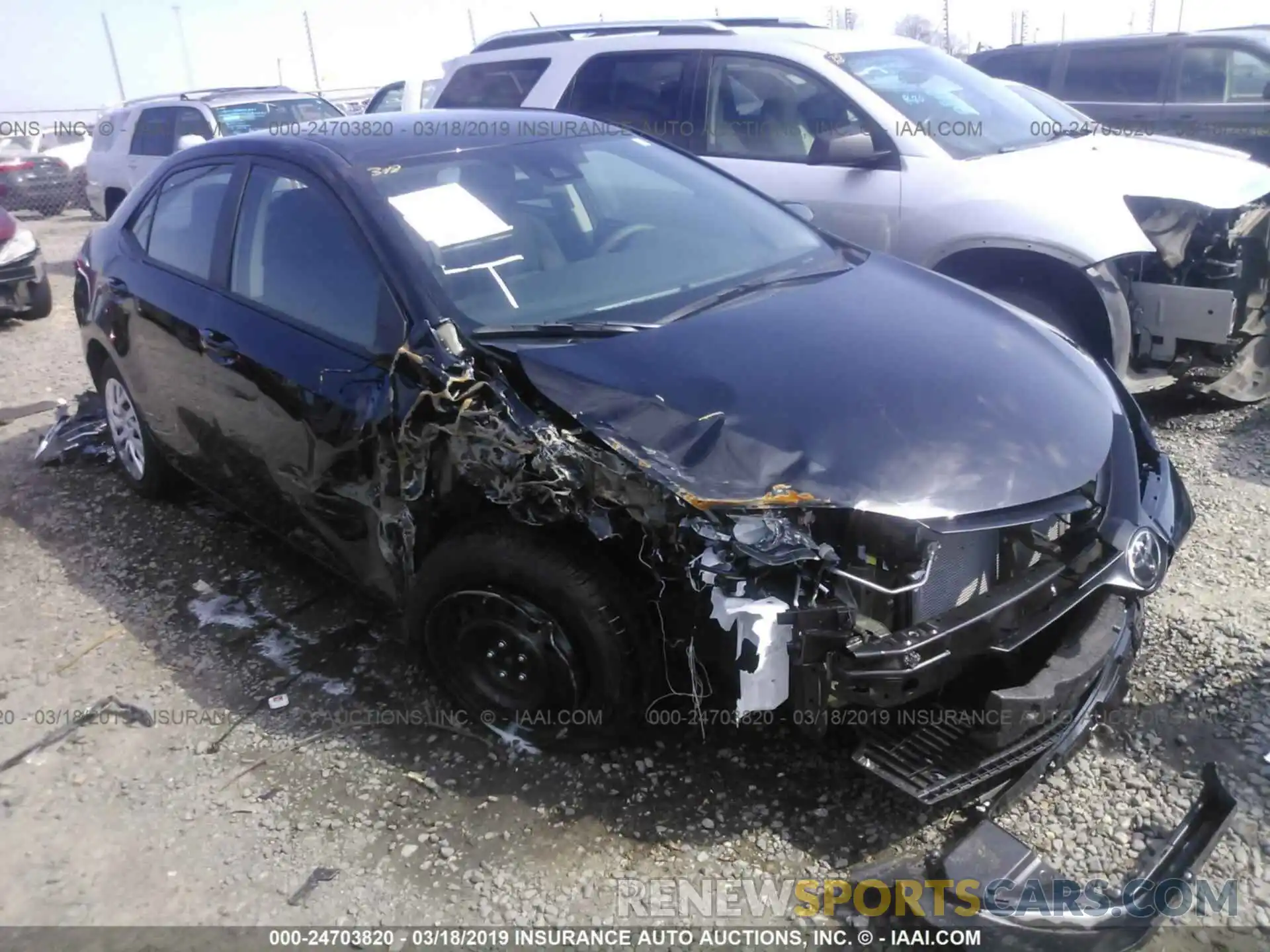 1 Photograph of a damaged car 5YFBURHE6KP862987 TOYOTA COROLLA 2019