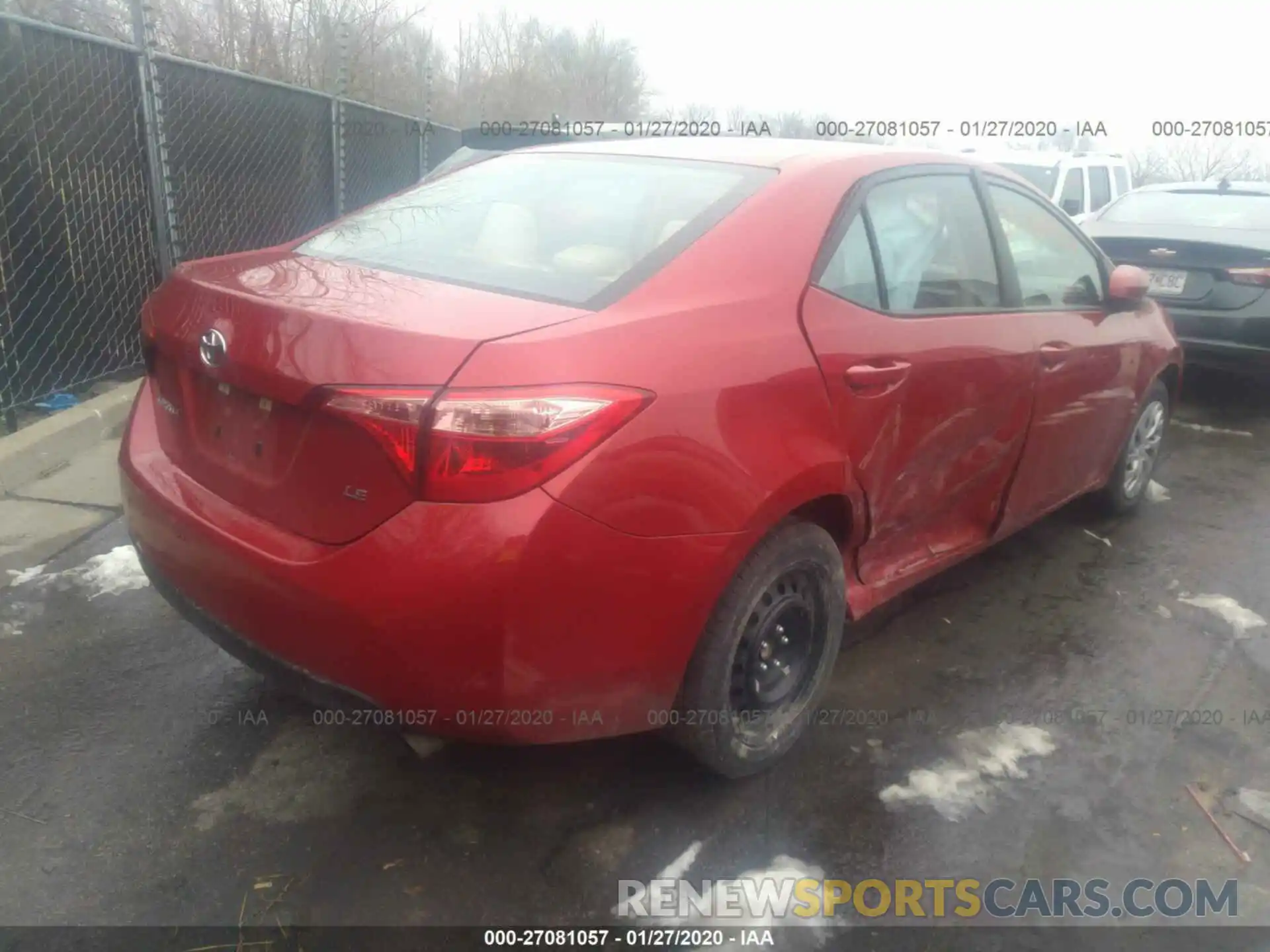 4 Photograph of a damaged car 5YFBURHE6KP863945 TOYOTA COROLLA 2019