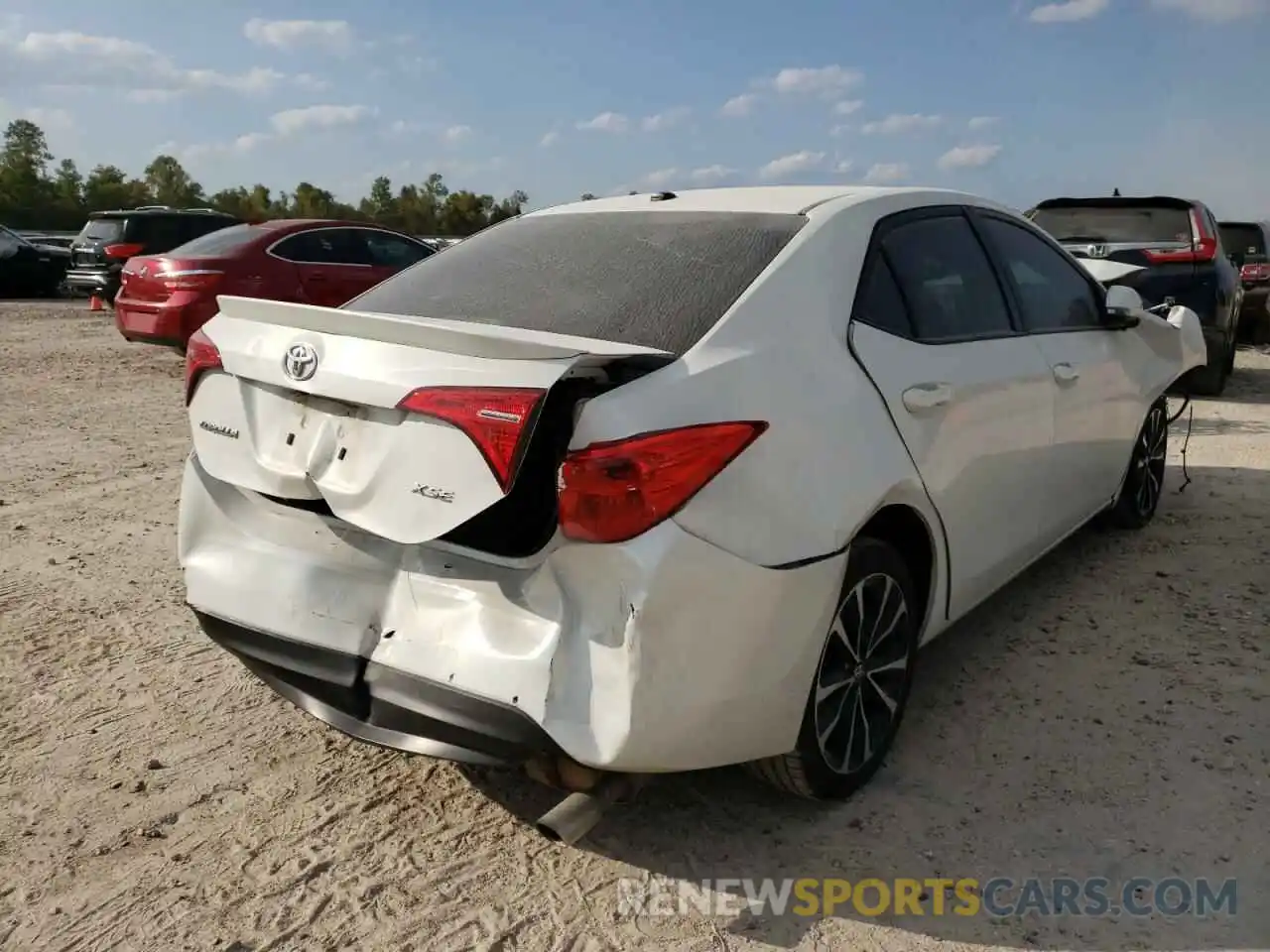 4 Photograph of a damaged car 5YFBURHE6KP865243 TOYOTA COROLLA 2019