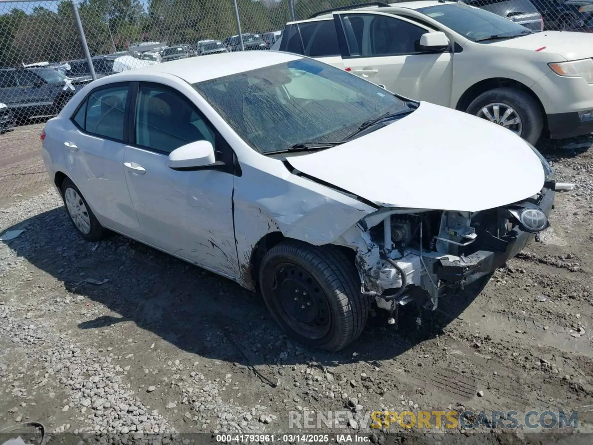 1 Photograph of a damaged car 5YFBURHE6KP867669 TOYOTA COROLLA 2019